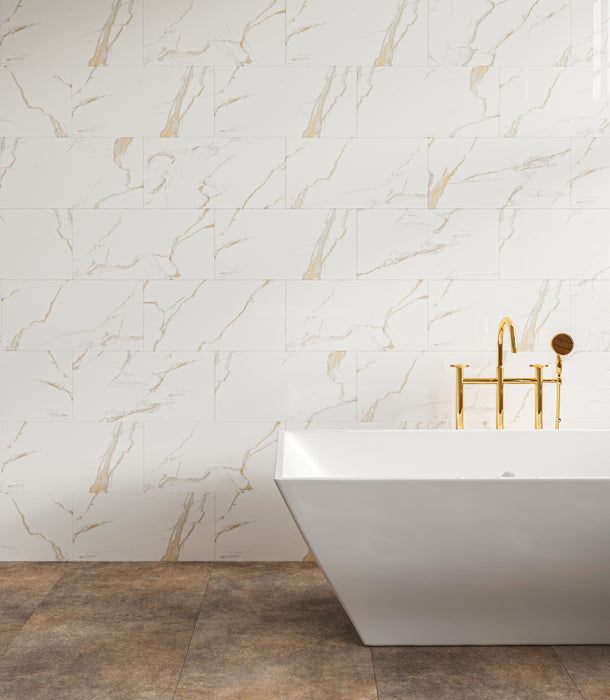 Marble Satin Matte in Doro - Satin Matte