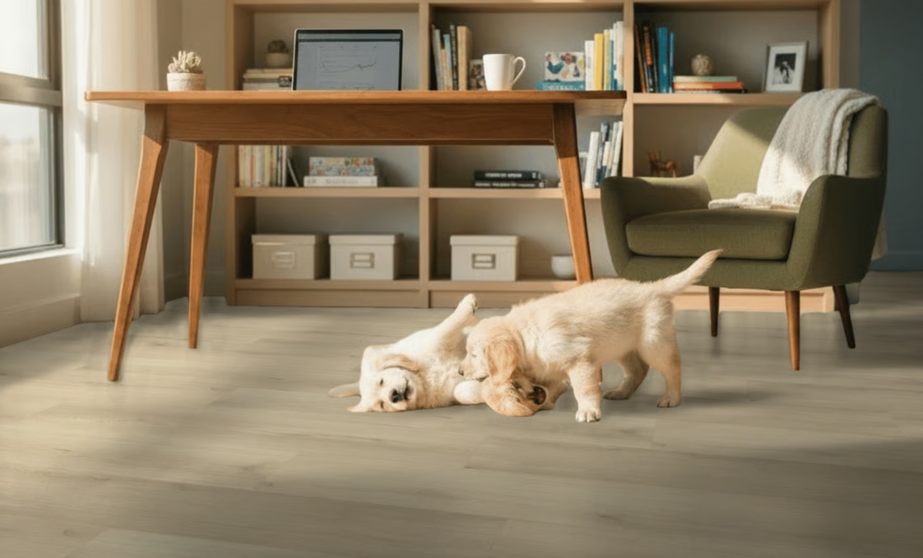 Can Hybrid Resilient Flooring Handle Pets & Heavy Traffic