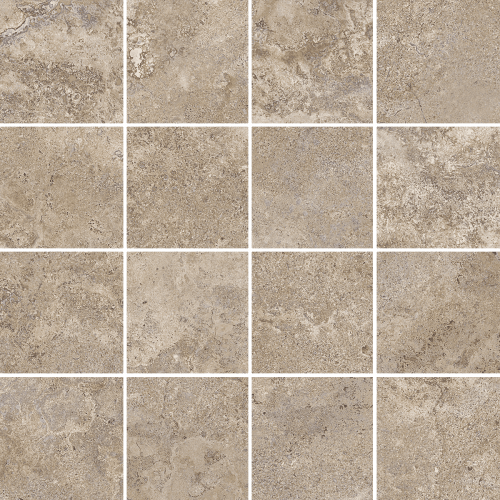 Fontanelle in Beige 3X3 Mosaic Tile flooring by Proximity Mills