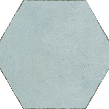 Tuscany in Blue Hex Tile flooring by Proximity Mills