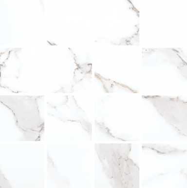 Nicola in Ultra White Matte 3x3 Mosaic