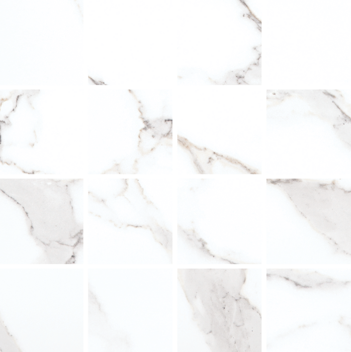 Nicola in Ultra White Matte 3x3 Mosaic